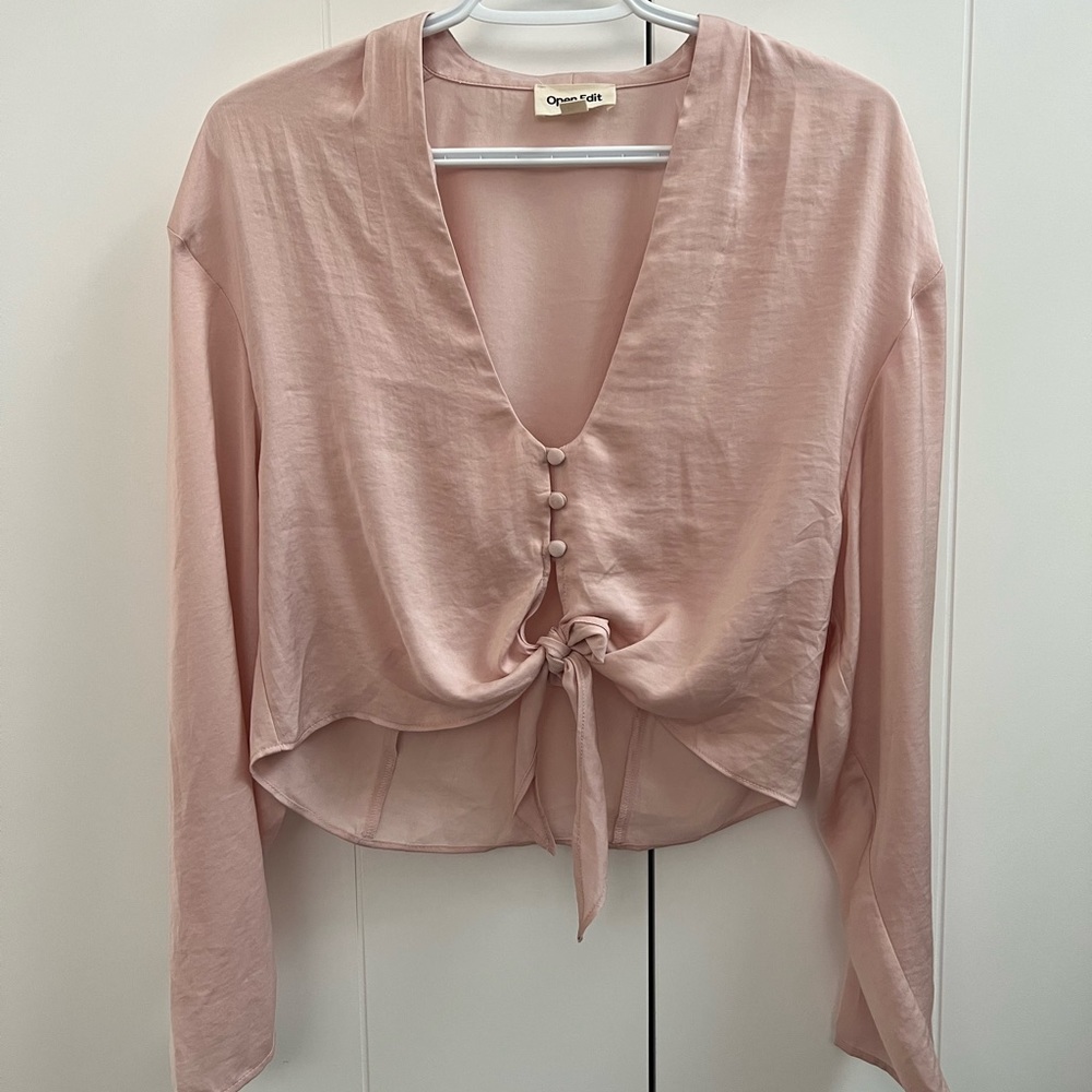 Open Edit Pink Blouse - Nordstrom